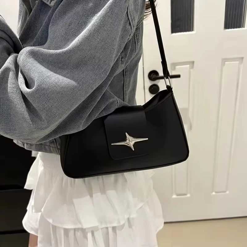Luxury Brand Y2K Small Purse for Women Classic Vintage PU Leather Shoulder Bag 2025 Style Daily Use Ladies Underarm Handbag XJ250610