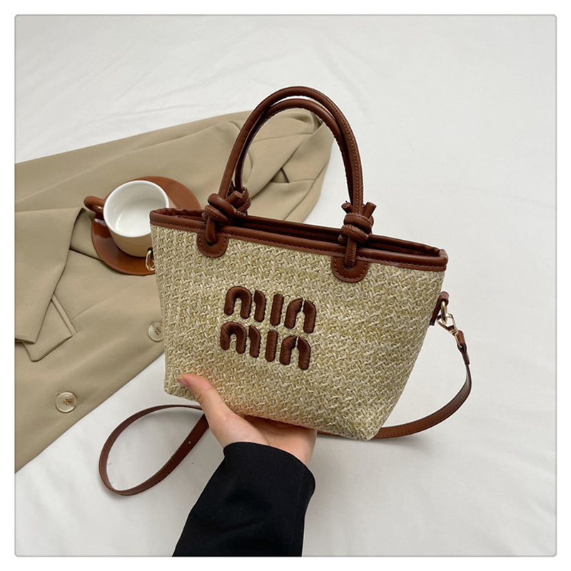 free shipping designer Cross Body bag for woman fashion Casual handbag versatile straw shoulder bag