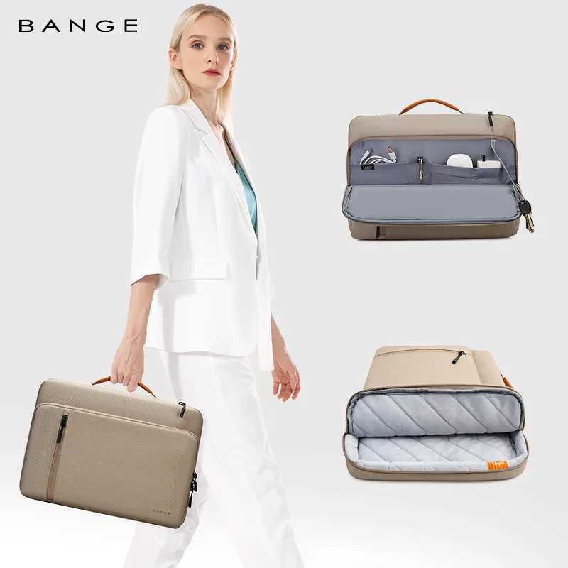 BANGE Slim Laptop Sleeve Bag 14-15.6 Inch Notebook Pouch for Mens Shockproof Computer Briefcase for Business Travel Laptop Case W250610