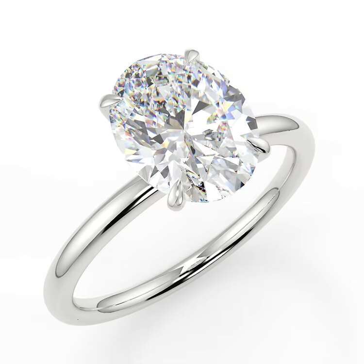 AAA GEMS Wholesale Price New Moissanite Ring Oval Custom Moissanite Ring