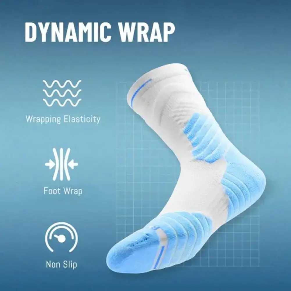 Bullfight 2.0 Mens High-top Sports Towel Basketball Socks Bottom Practical Professional Long-tube Mid-tube Elite Thick Running Z250610