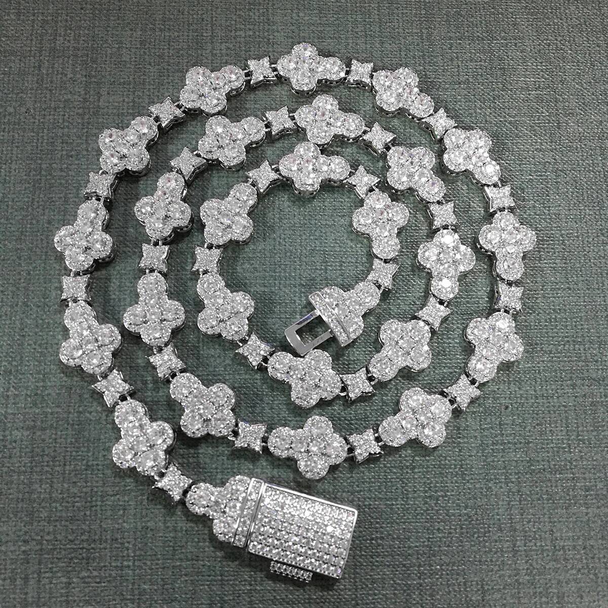 UWIN Tennis Chain With Full Iced Out Star CZ Cubic Zircon Fashion Luxurious Choker HipHop Jewelry
