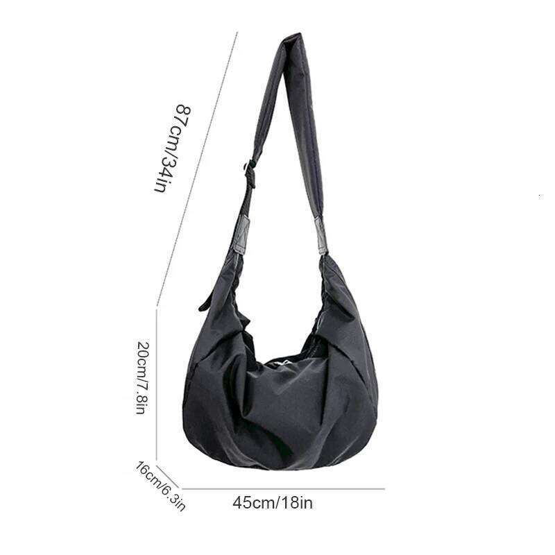 New Fashion Summer Large Capacity Casual Women Korean Style Hobos Youth Crossbody Shoulder Bag