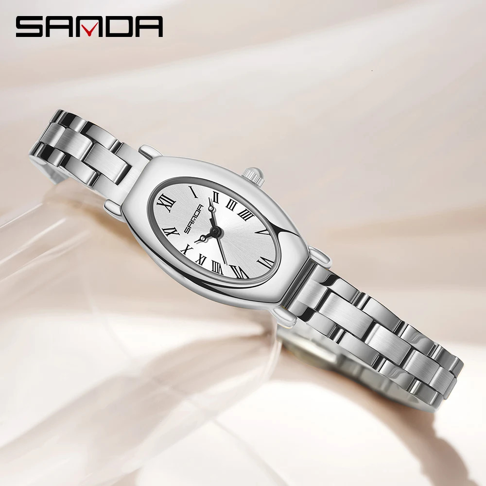 Sanda Arrival Elegant Roman Number Square Dial Waterproof Quartz Movement Business Women Analog Wrist Watch1123 250606