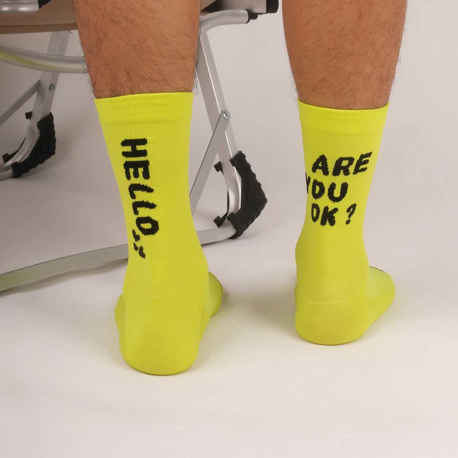 Miosam Professional Cycling Socks Soft Breathable Quick Dry Absorbent Elastic Unisex Sports Socks Middle Tube Socks Z250610