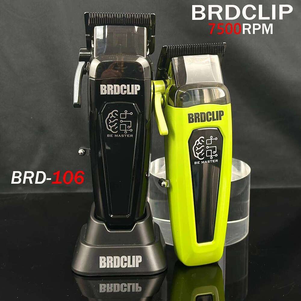 BRDCLIP Brd-106 7500Rpm Professional Men's Clipper With Base Charger DLC Cutting Hine Hair Trimmer