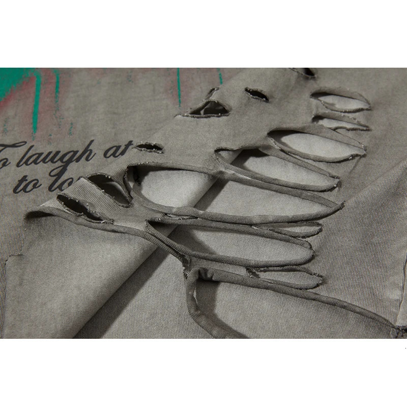 Summer Hip Hop Tank Top Man Washed Streetwear Tees Y2k Sleeveless T Shirt Round Neck Cotton Baggy Vests Tops Distressed 250611