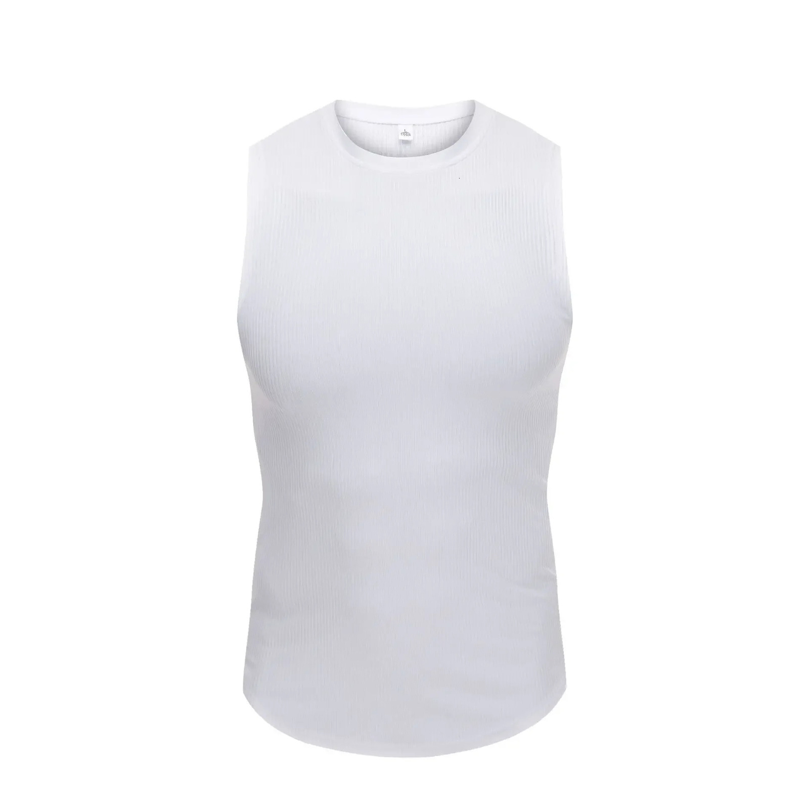 2025 Summer men Vest gym Tank top Men Fitness sleeveless shirt Male Elastic stripe Sports vest Undershirt Gyms 250609