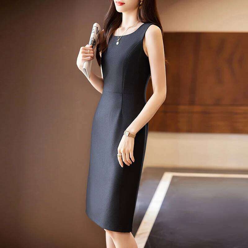 AIyssa-Purple womens slim sleeveless dress, elegant, fashionable beautiful. Autumn and winter new styles 2025