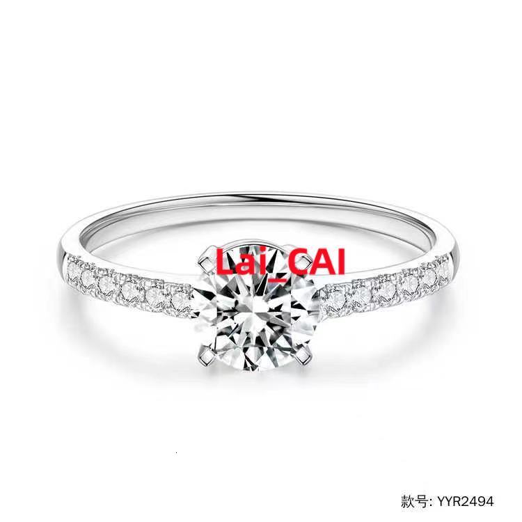 Wholesale Real IGI Certified Platinum 1ct Diamond Wedding Ring Classic Lab Grown Diamond Women Engagement Ring Jewelry Set.