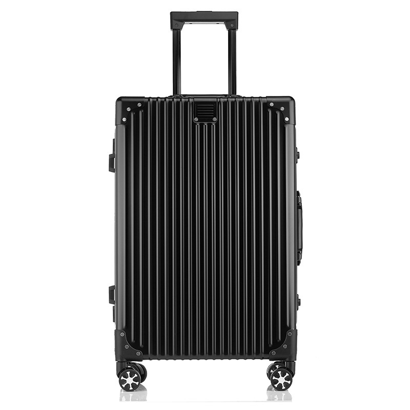 All-aluminum alloy aluminum-magnesium alloy luggage case 22-inch metal oversized suitcase