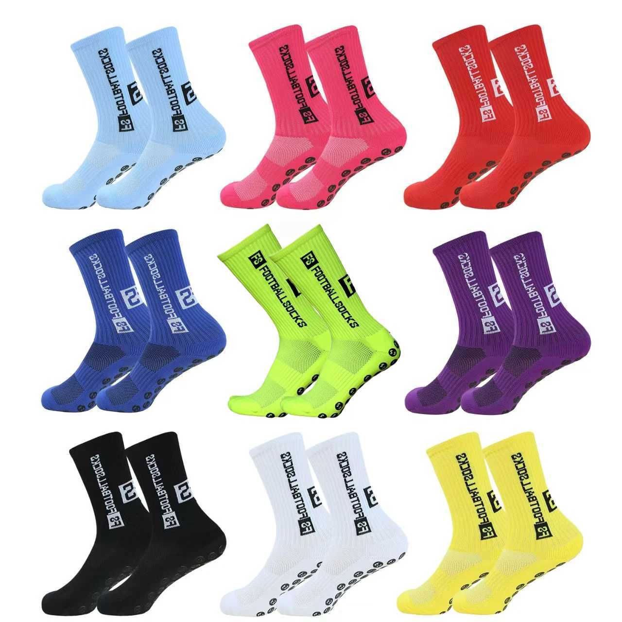 Professional Grip Soccer Socks Non Slip Mens Athletic Socks For Sports Training Socks 2Pairs Gift Of Male Sox Z250610