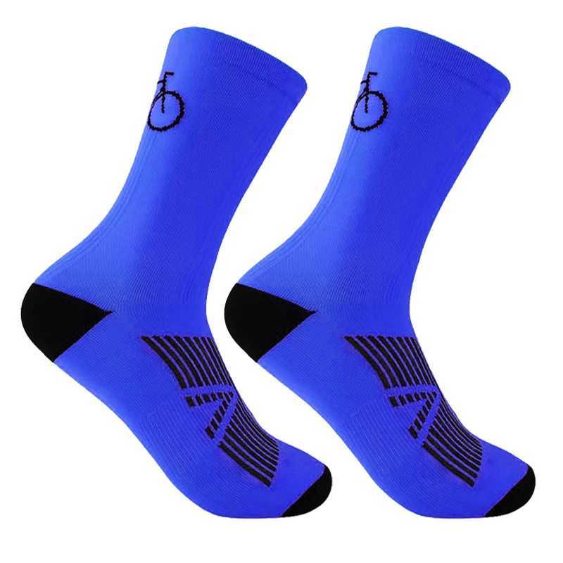 5 Pairs Mens Cycling Socks MTB Bike Socks Breathable Mesh Road Socks Men Women Mid Tube Outdoor Sport Racing Socks Z250610