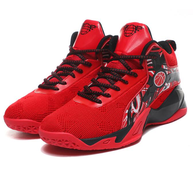 Teenager Basketball Designer Shoes Student Sports Training Competition Actual Friction Sound Anti slip Wear resistant China-Chic Shoes Z 6.7-10