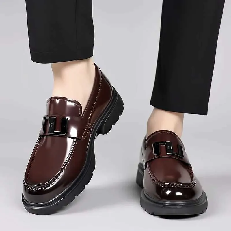 Mens Italian New Casual Brand Designer Dress For Men Formal Shoes High-End Walking Loafers Driving Mocassins Y241121