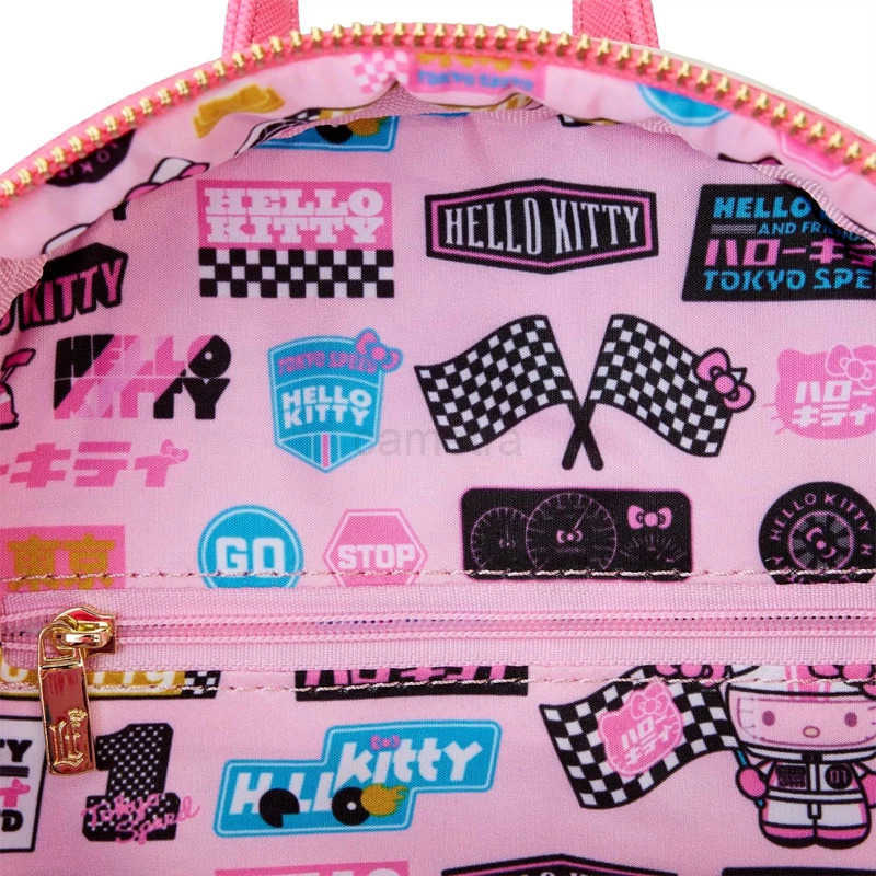 Sanrio Loungefly Hello Kitty Tokyo Speed Racer Cosplay Mini Backpack XJ250611