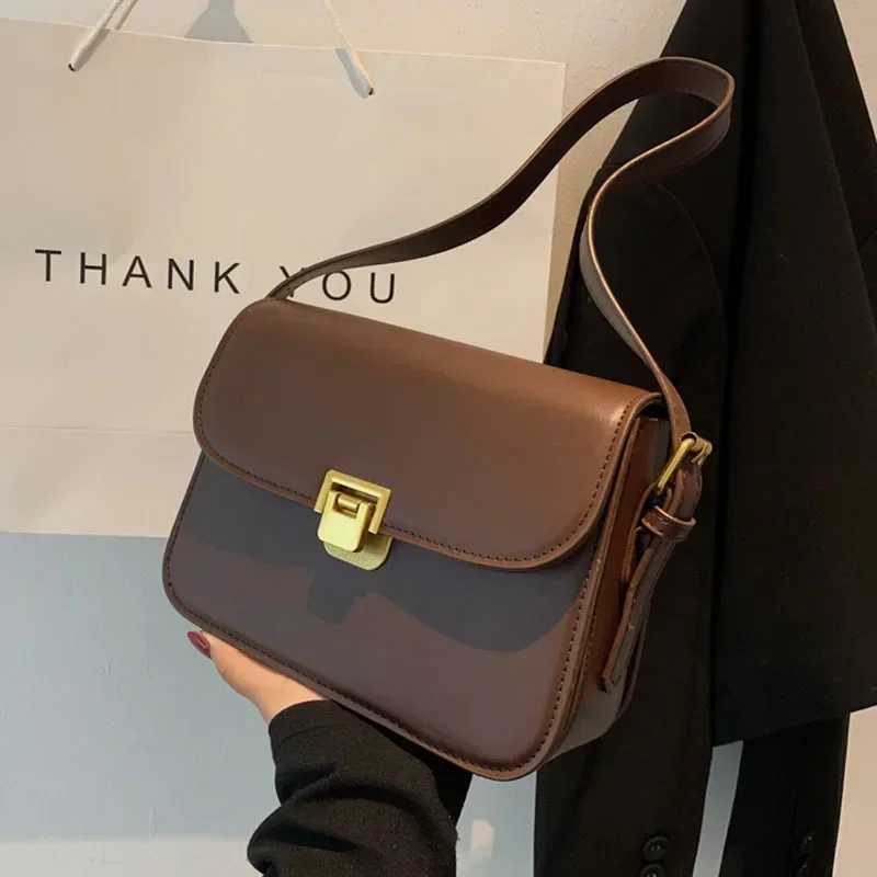 New Womens Shoulder Bag Handbag Messenger Bag Preppy Style Female Vintage Envelope Bag High Quality Briefcase XJ250610