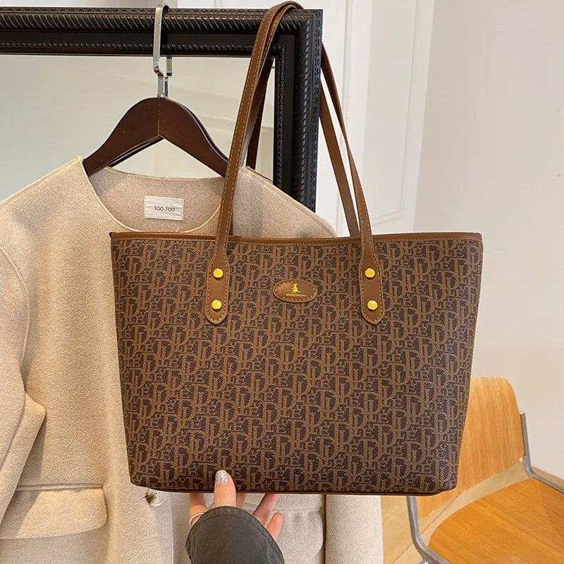 Shoulder Bag Crossbody se Designer 2025 New large letter printed shoulder work and comting versatile tote bag super fire ootd Free shipping