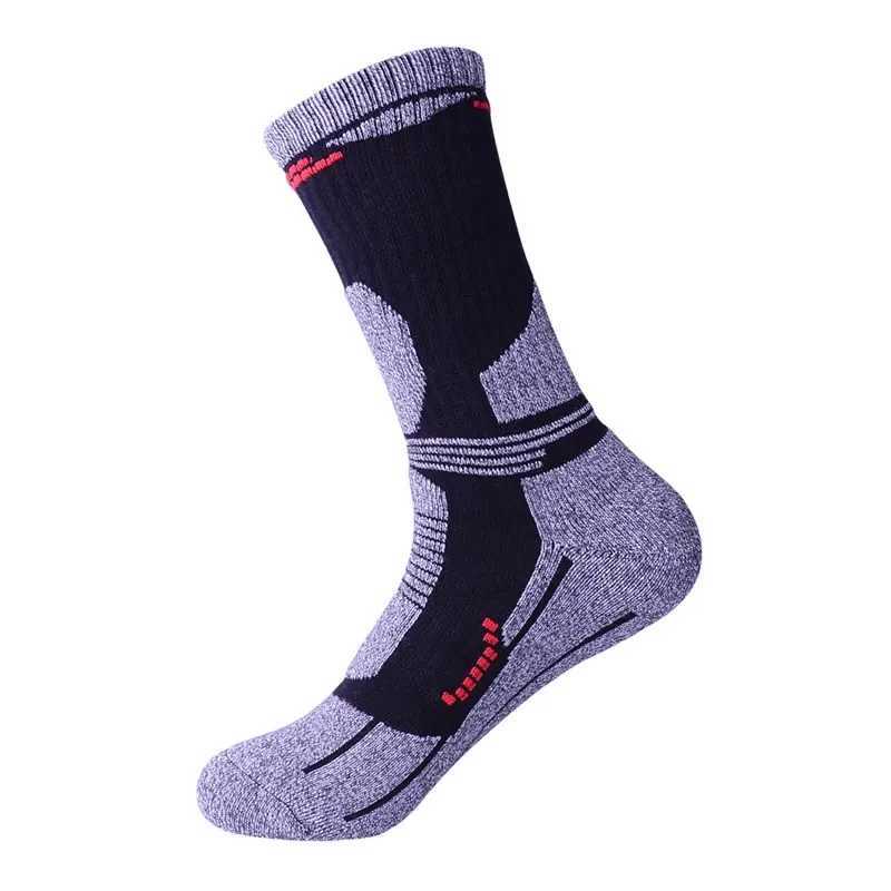 2 Pairs Outdoor Hiking Warm Socks Men Women Thickened Winter Thermal Sports Climbing Skiing Socks Moisture Absorption Anti-Slip Z250610