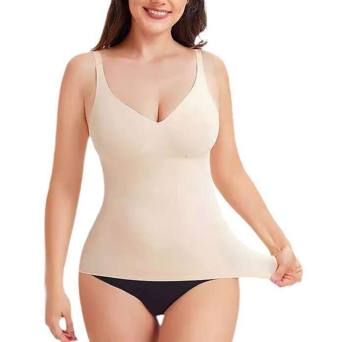 Women's Summer Outerwear With Chest Pads T-Shirt Camisole Style Inner High-Quality Vest B5