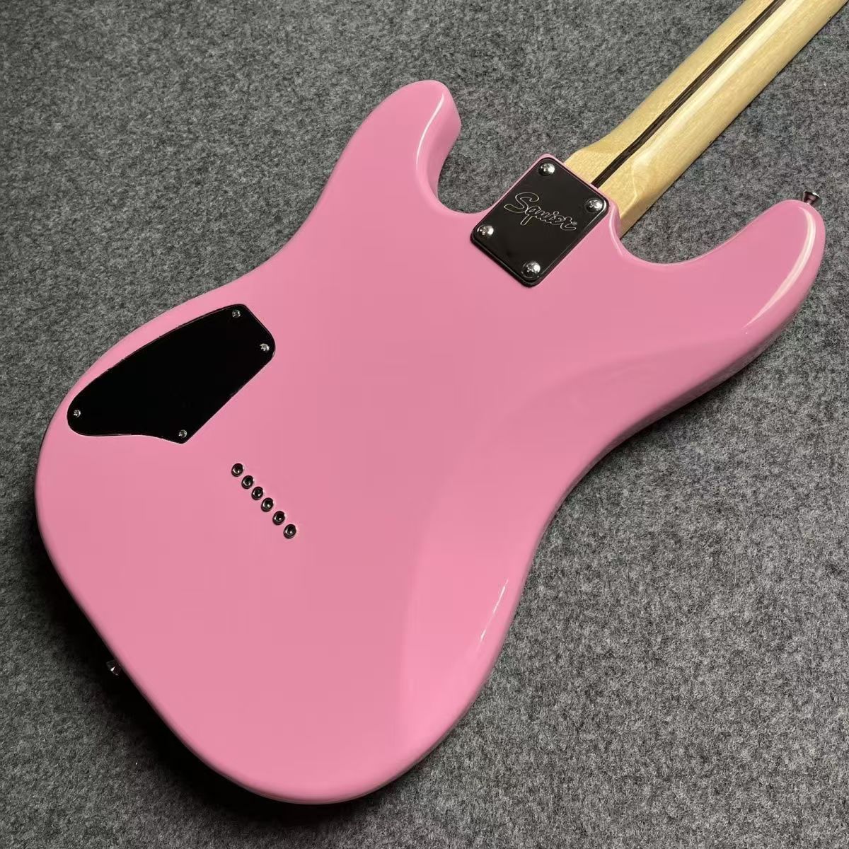 Perfectly Tuned Pink Cartoony Electric Guitar Available for Personalization
