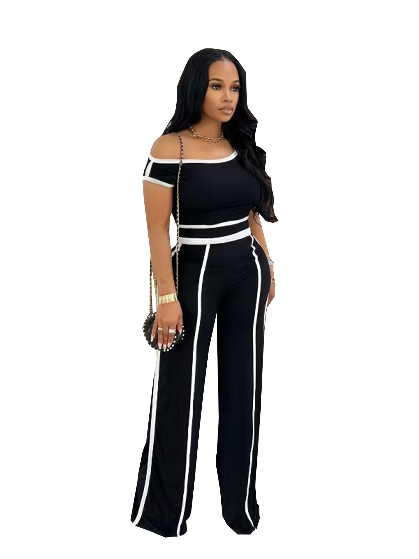 Womens Two-Piece Tracksuit Set - Fashionable Colorful and Casual Sports Outfit for Everyday Wear