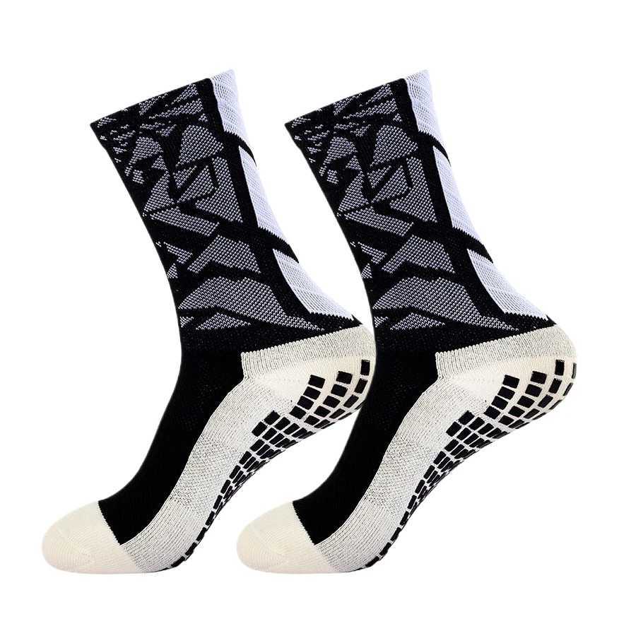 6Pairs Men Women Grip SOCKS Sport Towel Bottom Terry Ankle Protection SOCKS Soccer Basketball Skateboard Z250610