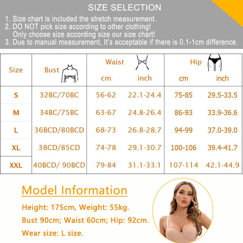 Wechery Women Chic Shapewear Bodysuit Sexy VNeck Bodysuits With Removable Cup Body Shaper Skinny Black Slimming Underwear Bods 250610