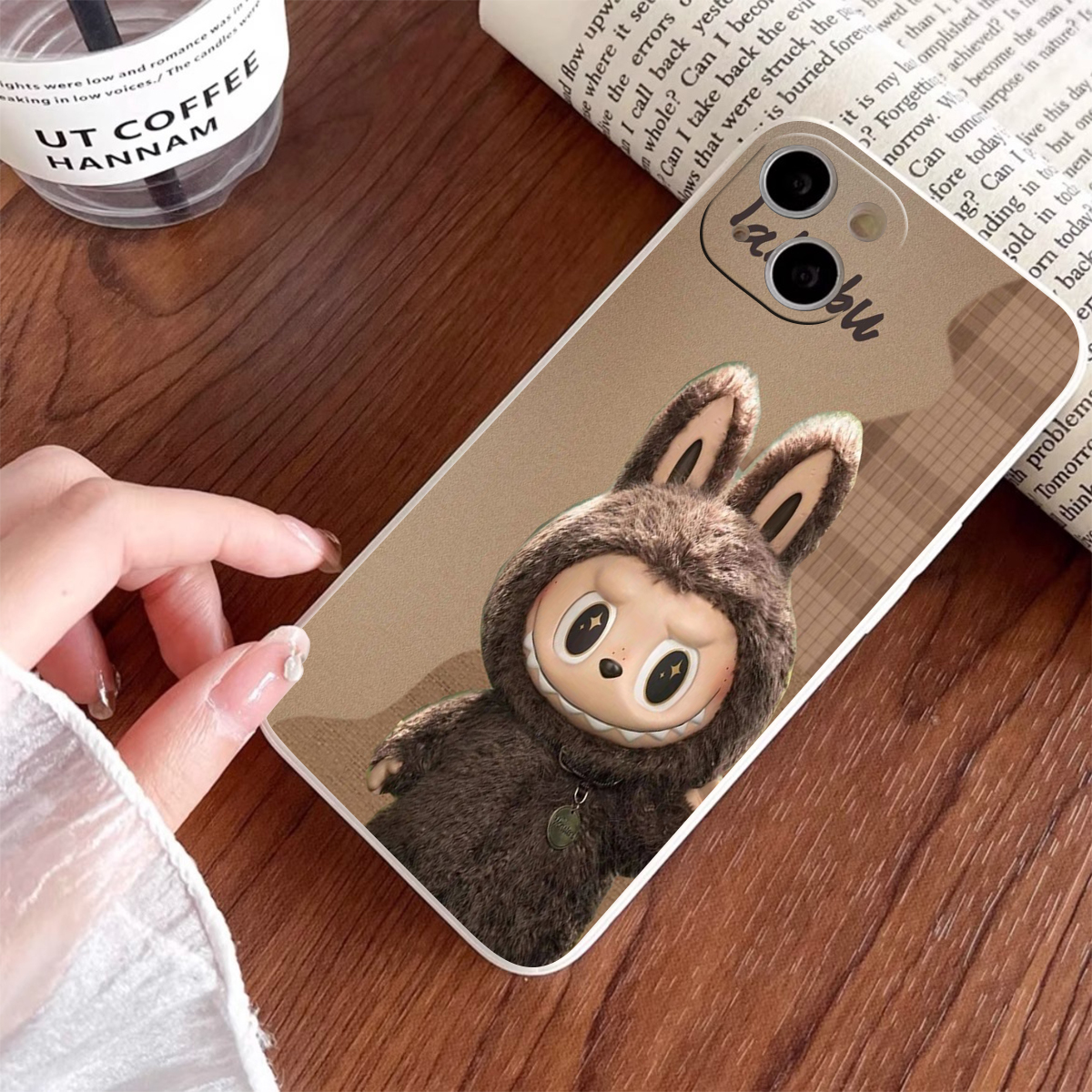 Illuminating Labubu Eared Mobile Accessory: Customized IMDCover Fits Multiple iPhones