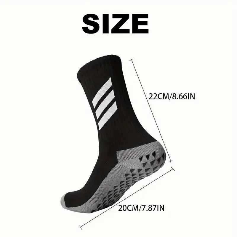 1/4 Pairs Men Non Slip Towel Bottom Sports SOCKS Odor Resistant Sweat Absorbing Breathable Basketball Yoga SOCKS Z250610