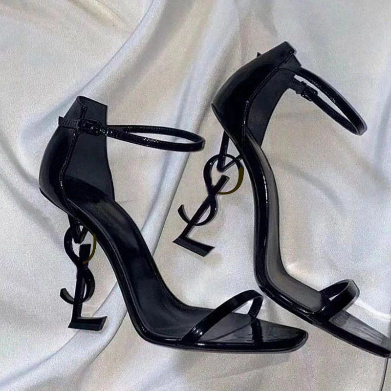 2025 hot new free shipping designer shoes for womens dress shoes black gold Summer New Fashionable Heels for Women