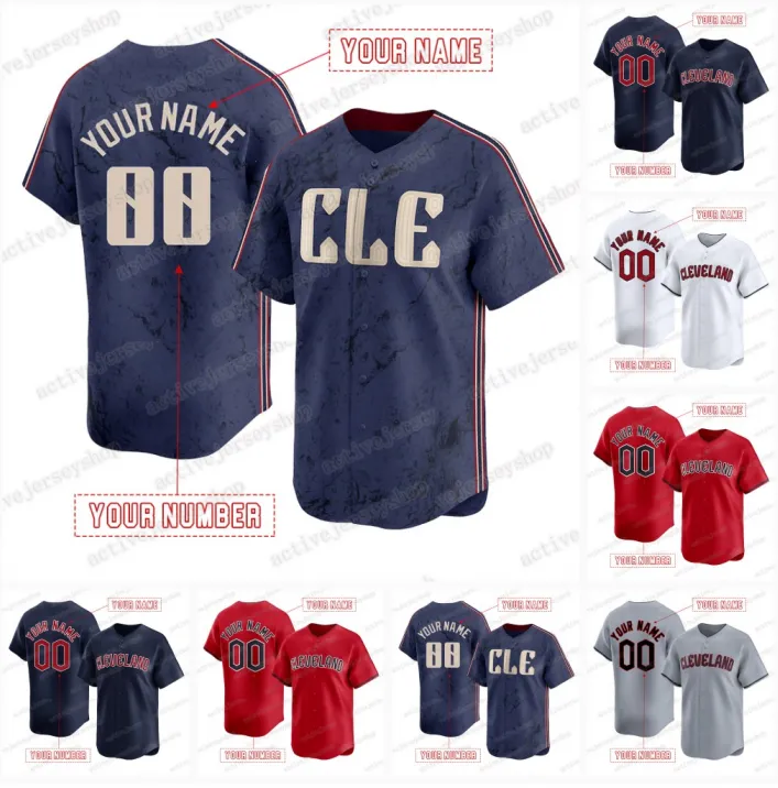 Custom Guardians 2025 baseball Jersey Steven Kwan Naylor Jose Ramirez Clase Brennan Freeman Shane Bieber Carlos Santana