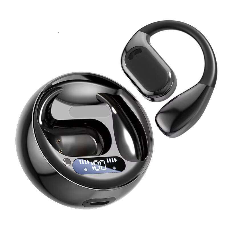 DHgargets M76 Sport Earphones with Digital Display Noise Reduction Earbuds Featuring Power and Battery Indicator