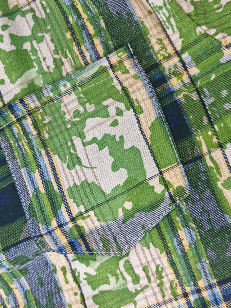 Summer high-grade sexy handsome shirt summer thin loose retro shirt Japanese tie-dyed shirt short-sleeved man 250611