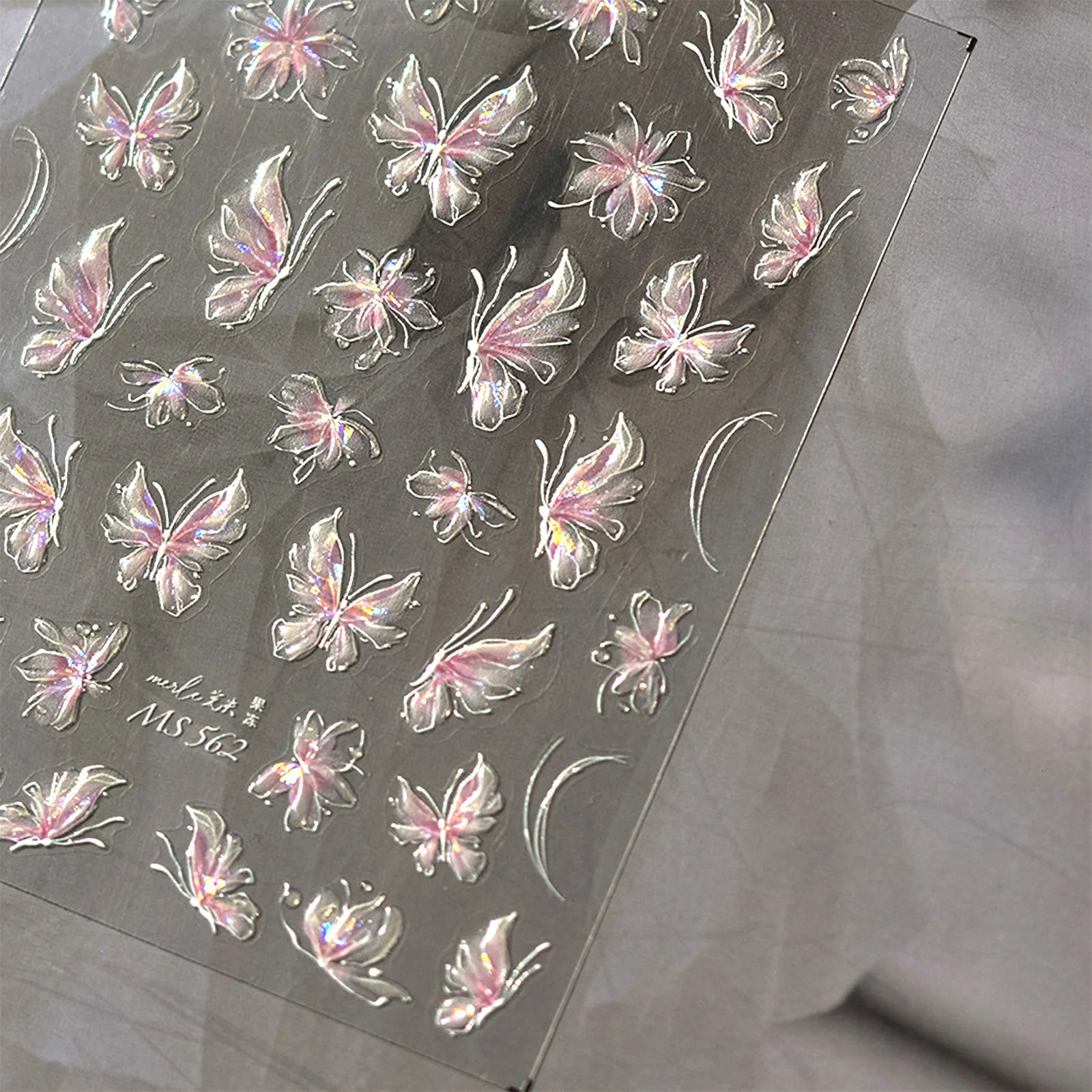 DIY Nail Stickers Fairy Butterfly Art Tips Selfadhesive n Decals for women manicure accessories 250605