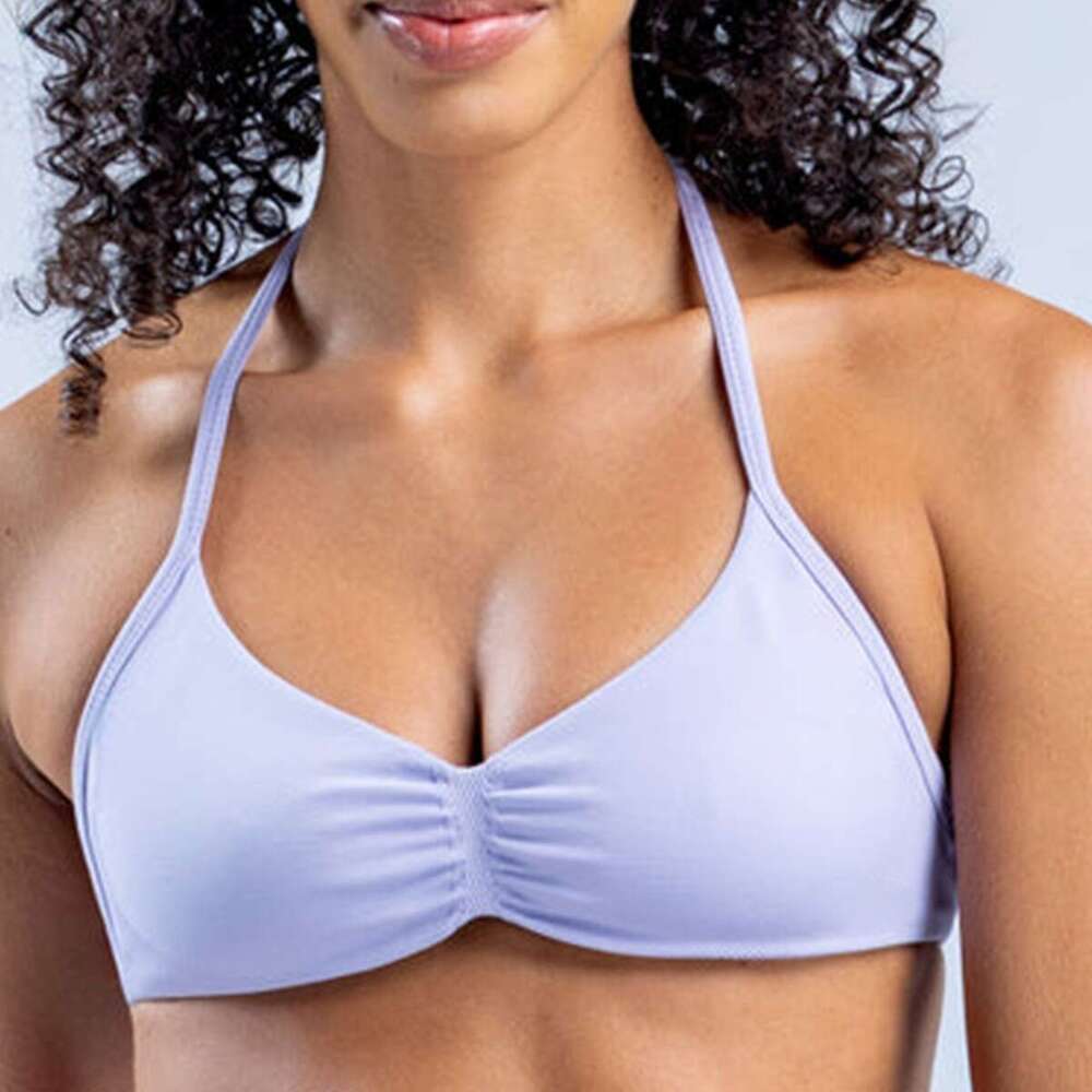 DHEssentials Womens Seamless Sports Bra Strappy Back High Elastic Yoga Workout Crop Top Activewear Fitness Bra