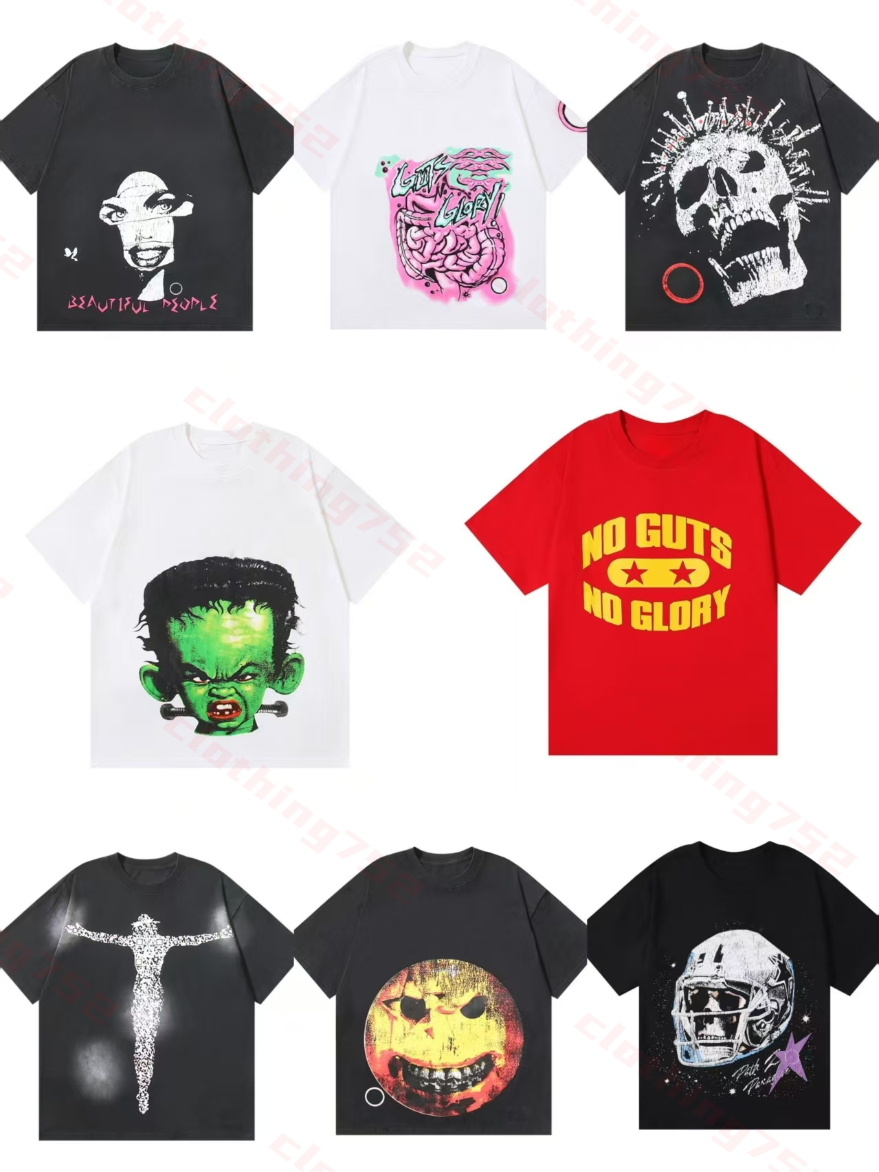 Chemise Mens Designer T-shirt Tops Summer Tshirt Vêtements Top Quality Brands Trends Logo Imprimé Été Nouveau homme et femmes Tshirt à manches co