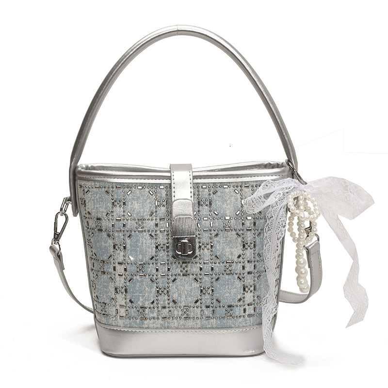 Free shipping designer Vintage Versatile Crossbody Bag for Women New Trendy Fashion Handbag Shoulder Bag with Large Capacity Textured Bucket Bag for W