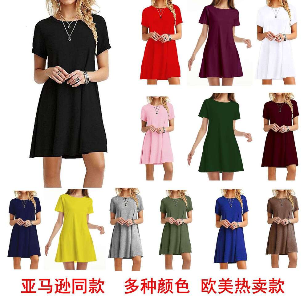 Short Sleeve Dress Women's New Fashion B5