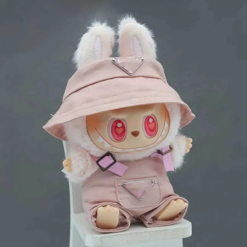 Fashion New Doll Apparel Labubu Doll Clothes Designer Only Clothes Hoodies Trendy Brand Knitted Pants Fishermans Hat Accessories