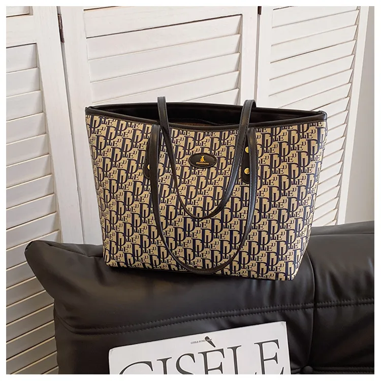 Shoulder Bag Crossbody se Designer 2025 New large letter printed shoulder work and comting versatile tote bag super fire ootd Free shipping