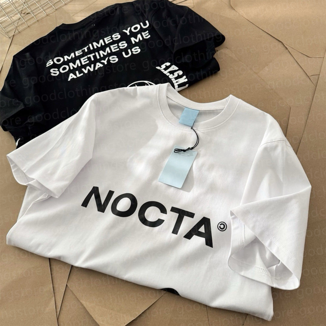 Men's sports tshirts Nocta Letter slogan basketball print Designer functional short sleeve Cotton T-shirt Summer Oversize round neck tee men's women's leisure top
