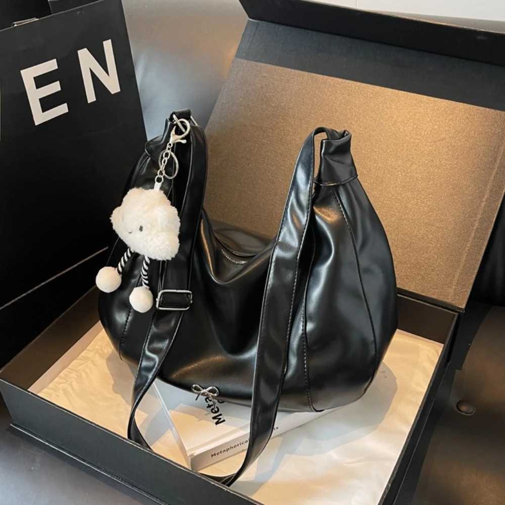 2025 Summer New Large Capacity Underarm Shoulder Bag Crossbody Bag Womens Fashion Backpack Comes with a Small Doll as a Gift XJ250610