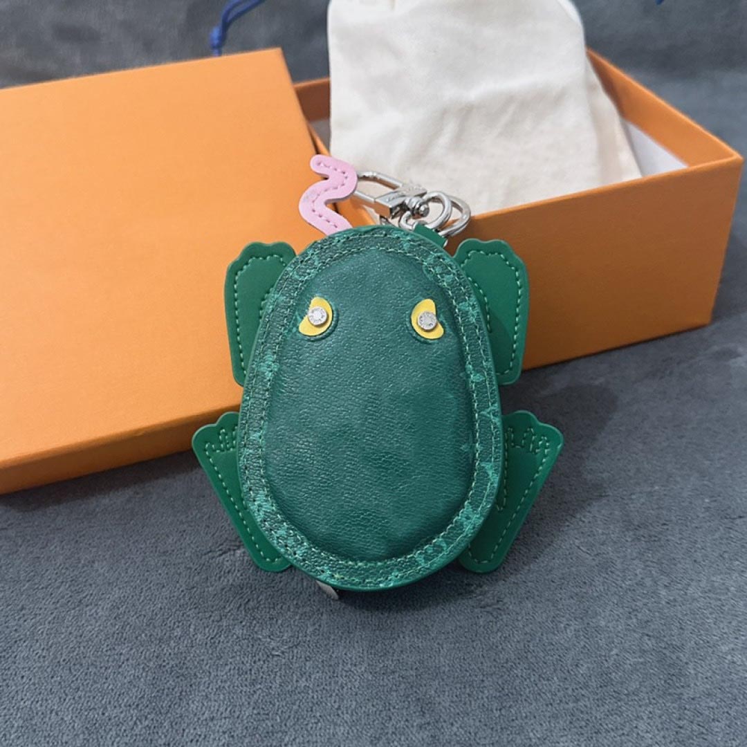 Tortoise Crab Frog Model Keychain Key Chains Designer Letter Keychains Zero wallet headphone bag For Men Women Car Bag Pendant Accessories Gift