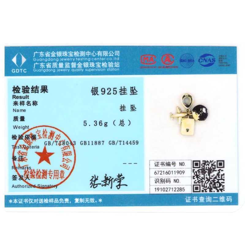 Hot Sale 925 Silver Charms Beads Fit Original Pan Bracelet Making For Women Jewelry Fashion Pendant XJ250611