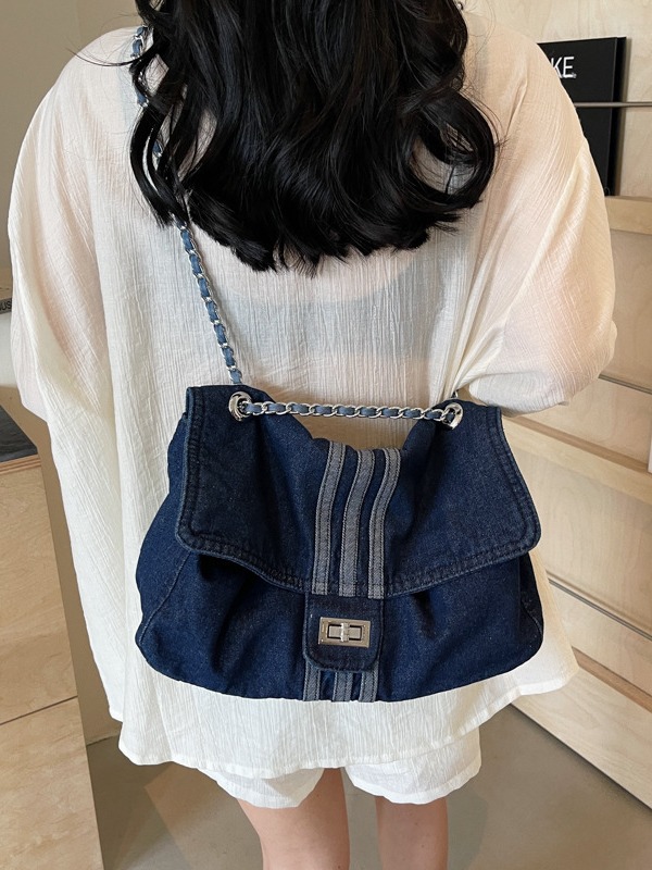 Free shipping designer Shoulder bags for womans ladies flap lady fashion casual square Denim wandering bag handbag women crossbody Underarm bag