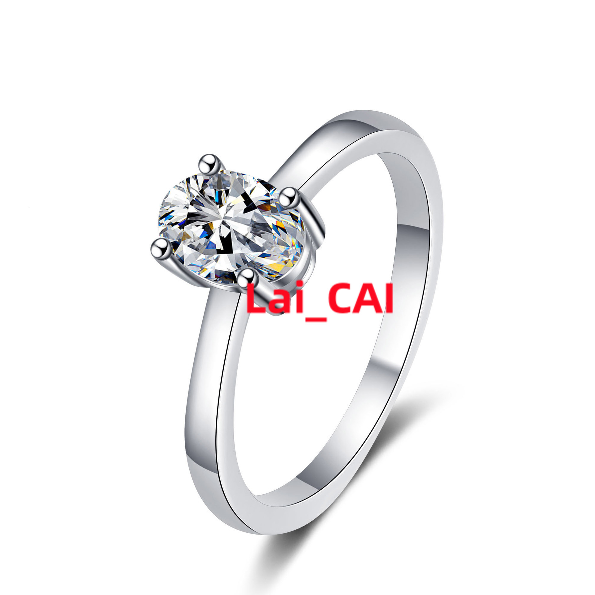 Factory Wholesale Minimalist Design Wedding Engagement Moissanite Ring 925 Sterling Silver for Women