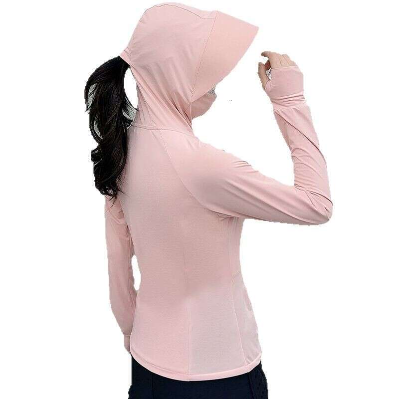 Designer Clothing 2025 Ice Silk Jacket For Women, Cool And Breathable Summer 2025 New Style, UV With Black Coated Brim, Slim Fit Sun Protection Coat