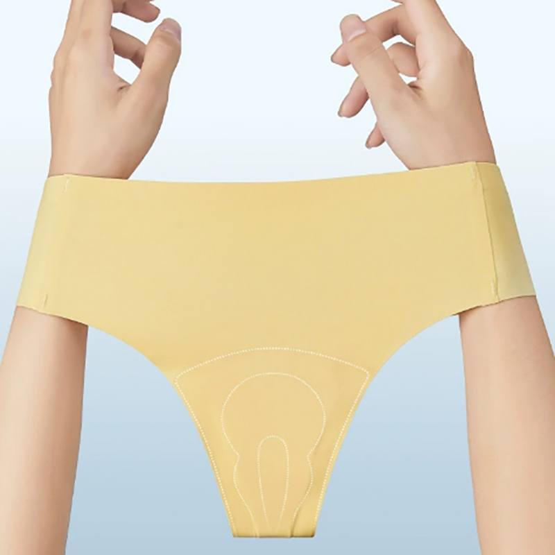 Manufacturer wholesale summer ice silk seamless anti awkward thread 7A latex silk antibacterial crotch sports yoga triangle women's underwea