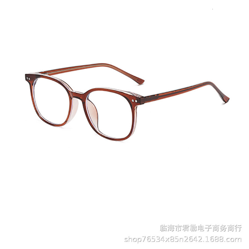 High-Quality Fashionable Non-Prescription Glasses For Women, Trendy Oval Frame, No-Makeup Look, Outdoor Street Style
